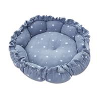 jojobasec Drawstring Round Pet Cat Bed Warm Cat Cushions Cat House Warm Cat Basket Dog Cat Nest for Small Dog Cat