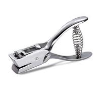 jojobasec Metal Single Oval Hole Puncher Hand Held Paper Punch Cut Plier for Scrapbooking