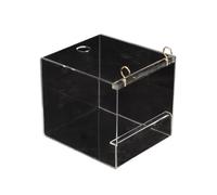 jojobasec Parrot Bath Tub Birdcage External Bathroom Cage Mounted Clear Shower Room with Perch Nonspill Bathing Tub for Parakeets