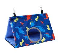 jojobasec Plush Pet Bird House Hanging Nest with Hole Parrot Parakeets Cockatiel Warm Bed Hammock Small Birds Winter Toy Windproof