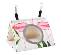jojobasec Plush Pet Bird House Hanging Nest with Hole Parrot Parakeets Cockatiel Warm Bed Hammock Small Birds Winter Toy Windproof