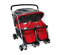 jojobasec Rain Cover for Strollers Protect from for Snow Side by Side/for Toddler for Ventilation