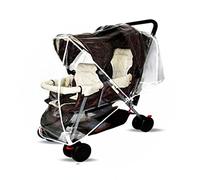 jojobasec Rain Cover for Strollers Protect from for Snow Side by Side/for Toddler for Ventilation