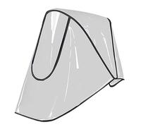 jojobasec Stroller Rain Cover Windproof Baby Travel Stroller Shield Trolley Umbrella Raincoat - Universal Fit, Transparent, Waterproof