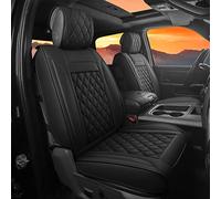 JOJOBAY Car Seat Covers for Dodge Ram,Fit 2009-2022 1500/2500/3500 HD Pick-up Truck,Crew,Regular,Quad,Mega Cab,Waterproof Synthetic Leather Seat Covers(5PCS-Full Set,Black)