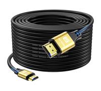 jojobnj 4K HDMI Cable 20m, High Speed HDMI 2.0 Cord 4K@60Hz 18Gbps, Ultra HD,Ethernet Audio Return,Video,1080p,3D,Arc, HDR Compatible with Xbox,PS5/PS4,HDTV,Laptop ect