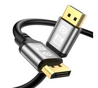 jojobnj DisplayPort Cable 3M, DP Cable 2.1, 32.4Gbps High-Speed, DP to DP Support 16K@60Hz, 8K@60Hz, 4K@144Hz, HBR3 32.4Gbps, HDR, G-Sync & FreeSync Display Lead for Laptop Gaming Monitor PC TV