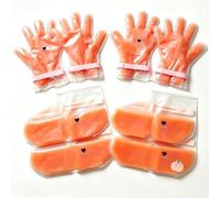 JOJOCOSMO 4 Pairs Thermal Paraffin Hand Gloves & Foot Socks Booties, Heat Lock Covers for Paraffin Wax Therapy, Intensive Hydrating Hand and Feet Care for Salon & Home Spa