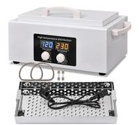 JOJOCOSMO Dry Heat Sterilizer,Professional Nail Tool Steriliser Machine for Salons & Clinics,230°C Hot Air Steriliser with LED Display, Autoclave Sterilizer for Scissors, Tweezers & Metal Tools,300W