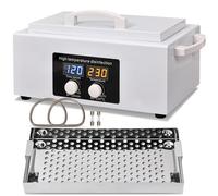 JOJOCOSMO Dry Heat Sterilizer,Professional Nail Tool Steriliser Machine for Salons & Clinics,230°C Hot Air Steriliser with LED Display, Autoclave Sterilizer for Scissors, Tweezers & Metal Tools,300W