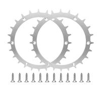 JOJOCY Stainless Steel Spikes for Bosch Indego XS300 M700 S500 Robotic Lawnmowers, 170 mm Robotic Lawnmower Wheel Spikes with 12pcs Screws, Traction Improvement for Bosch