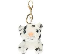 jojofuny 1 Pc Plush Animal Keychain, Cute Stuffed Animal Keychain Toy, Cartoon Doll Hanging Pendant for Kids Women Backpack Handbag Purse Ornaments, 5 Inch (Snow Leopard)