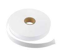 jojofuny 1 Roll Blank Fabric Labels Blank Wash Labels 15 * 200mm Fade-Resistant Water-Resistant Nonwoven Fabric Simple Creative Design for Branding Use in Settings