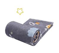 jojofuny 1 Set Newborn Milestone Blanket Flannel Photo Prop Frame Marker for Girl Boy Photography Soft Comfortable for Memory Making