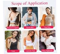 jojofuny 10 Pairs Underwire Replacement Wires for Women Resistant Support Wire for Full Coverage and DIY Repair Practical Sewing Accessory