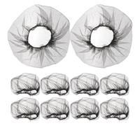 jojofuny 10 Pcs Mesh Wig Hairnets for Women Breathable Fabric Hair Nets with Fine Texture Invisible Hair Caps for Party and Working Simple Design