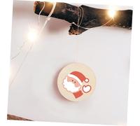 jojofuny 10 Pcs Round Wooden Discs with Ropes Natural Wood Circles for DIY Crafts Painting Home Wedding Party Decorations