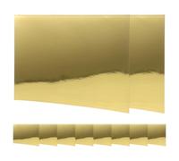 jojofuny 10 Sheets Gold A4 Size Card Stock Foil Sheets for Crafting DIY Enthusiasts Versatile for Crafting Easy to Cut Sleek Metallic Mirror Finish Shimmer Creative Endeavors