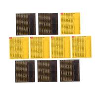 jojofuny 10 Sheets Self Adhesive Electrical Panel Labels for Breaker Box and Circuit Breaker, Paper Material Multi-Functional Use, Promotes Safety, for Organizing Electrical Systems