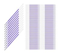 jojofuny 100 Pcs Textile Marker Fabric Marking Pen Refill Blue Heat Erase Fabric Pen with Sharp Visible Lines Efficient Workflow for Tailoring Quilting