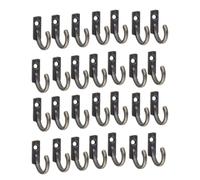 jojofuny 100 Pcs Vintage Single-Hole Wall Mount Hooks, Mini Coat and Hat Hanging Hooks with Antique Copper Finish, Space-Saving Closet and Bathroom Key Holder Set