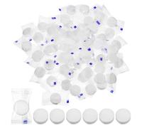 jojofuny 100 Pieces Disposable Compressed Towels Tablets Mini Portable Cotton Coin Napkins for Travel Outdoor Home Use