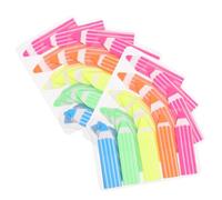 jojofuny 1000pcs Assorted Color Pet Page Tabs Sticky Book Tabs Writable Page Markers with Exquisitely Crafted Design, Easy to Use and Not Easy to Penetrate, for Offices and Schools