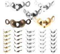 jojofuny 1000pcs Metal Jewelry Clasps Buckles for Diy Bracelet Making Clasps for Jewelry Connecting Making Accessories