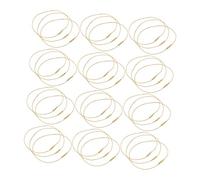 jojofuny 1000pcs Silver Christmas Ornament Hanging Strings with Snap Lock Precut Ropes Secure Fasteners for Tree Decorations Garland Ties Reusable Holiday Display Accessories