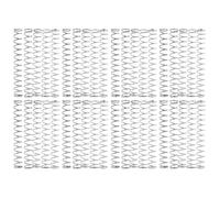 jojofuny 100PCS Ballpoint Pen Springs - Stainless Steel Compression Springs for Gel Pen Refill Replacement - Restores Retractable Function Wire Diameter 0.4mm X Outer Diameter 4mm X Length 30mm