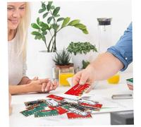 jojofuny 100pcs Christmas Themed Classroom Reward Punch Cards 5x9cm Colorful Loyalty Incentive Cards for Student Behavior Management and Holiday Rewards