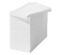 jojofuny 100pcs Disposable Paper Napkins Thick Single-use Dinner Napkins 40x30cm White Tissue for Kitchen and Restaurant Use