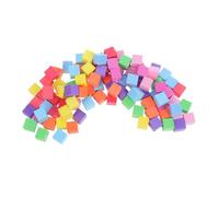 jojofuny 100pcs Foam Cubes: Colorful Foam Cube Blocks For Kids - Math Learning Tools - Number Counting Blocks For Preschool And Elementary