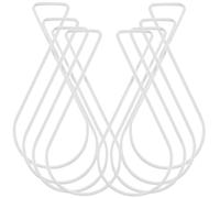 jojofuny 100pcs Heavy Duty Steel T-bar Track Clip Spring Back Ceiling Lantern Hook for Hanging Decorations, Sturdy Multi-Purpose Ceiling Tile Hooks Suitable for Home and Office Use