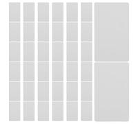 jojofuny 100pcs Kraft Paper Memo Cards for DIY and Baking Tips Easy to Write Classical White Notepad Cards Suitable for Students