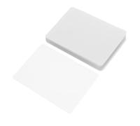 jojofuny 100Pcs Laminating Sheets Self Adhesive Thermal Pouches for Photos Transparent Film for Home Office and Studio Use Protection