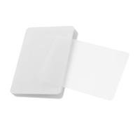 jojofuny 100pcs Matte Thermal Laminating Sheets Clear Plastic Laminator Covers for Document Protection Quick Application Craft Friendly Use in Home Office and School