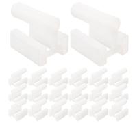 jojofuny 100Pcs Outlet Plug Cover 3-prong Baby Proofing Safety Plug Covers Electrical Protector Cover Plastic Power Plug Boots Dust Jacket Protector