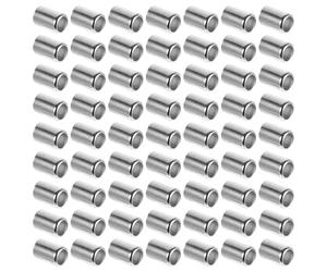 jojofuny 100pcs Stainless Steel Hydraulic Hose End Crimping Tool High-Pressure Hose Fitting Sleeve for Industrial Applications and Hydraulic Systems Featuring Secure Connection