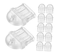 jojofuny 100pcs Usb-c Dust Plugs Transparent PVC Port Covers Lightweight Dustproof and Liquid Barrier Protection for All Type-c Smartphones Tablets with Easy Installation