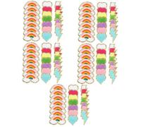jojofuny 105 Pcs Embroidered Sew and Iron Clothing Patches with Adhesive Backing Durable Applique Patches for Repairing and Decorating Jackets Bags Hats and Shoes Easy to Use DIY Embroidery