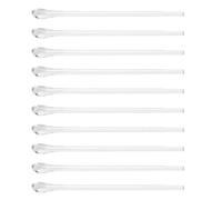 jojofuny 10pc Eyeglass End Tips Glasses Accessories Eyeglasses Replacement Parts Anti-slip Comfortable Design Flexible Plastic Covers for Glasses Temple Suitable for Working and Outdoor