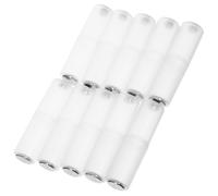 jojofuny 10pcs Aaa to Aa Battery Converter Adapter Holders Plastic Battery Tubes Replacement for Electronic Devices Suitable for Household and Travel Use