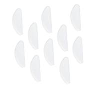 jojofuny 10Pcs Adhesive Silicone Eyeglass Nose Pads Non Slip Thin Slip Pads for Glasses and Sunglasses Self Adhesive Replacement for Comfortable Fit White