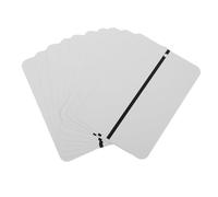 jojofuny 10pcs Aluminum Automotive Spray Out Cards for Precise Color Matching Portable Car Paint Test Panels Compatible with Multiple Paint Systems for Refinishing and Mobile Use