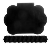 jojofuny 10pcs Basket Label Clips Re-writable Chalkboard Labels Easy to Carry Erasable PVC Acrylic Tags for Kitchen Pantry Organisation