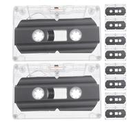 jojofuny 10pcs Blank Cassette Tapes: Audio Tape Recording Player 30 Minute Empty Audio Cassettes for Music Speech & DIY Recording Message