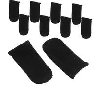 jojofuny 10pcs Breathable Thumb Sleeves for Gaming Ultra Thin Non Sweat Finger Covers Comfortable Fit for Mobile Touchscreens Durable Wear Resistant Design for Gamers