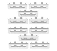 jojofuny 10pcs Ceramic Bathroom Sink Overflow Covers Trim Overflow Rings Replacement Caps for Basin Drain Hole Kitchen Washroom Accessories