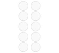 jojofuny 10pcs Coin Collection Display Box Round Ps Plastic Coin Capsules Holder 65mm 2.56" Elegant Stylish Spacious Storage Case for Collectors Gifting Exhibitions